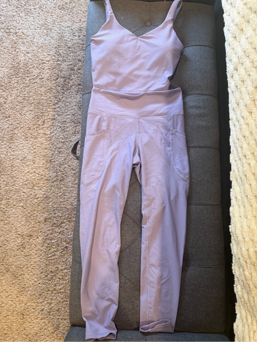 Women’s Old Navy Lavender Ribbed Active Set